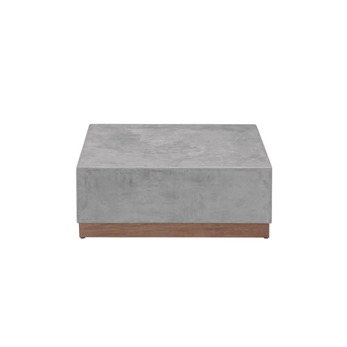 Mesa de centro contemporánea - CRETE - applebee - de madera / de tejido / rectangular
