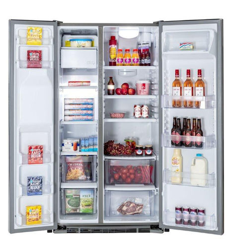Frigorífico combi americano - KAF643SX - Klugmann Hausgeraete GmbH - para uso residencial / empotrable / con congelador al lado