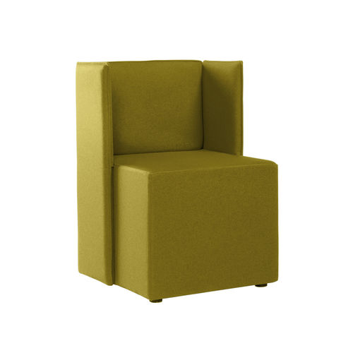 Silla contemporánea - AND POQ01 - New Life Contract - de interior / de tejido / de cuero