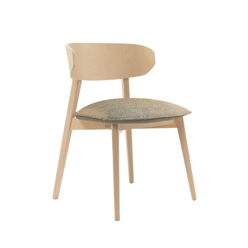 Silla contemporánea - HELLEN PLUS SOFT SE06 - New Life Contract - de interior / de tejido / de cuero