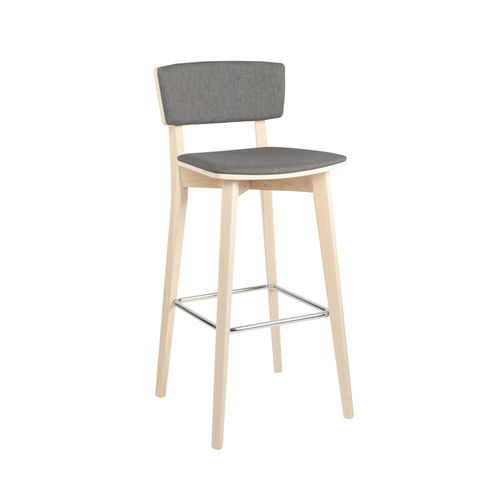 Silla de bar contemporánea - HELLEN SG03S - New Life Contract - de interior / de tejido / de cuero