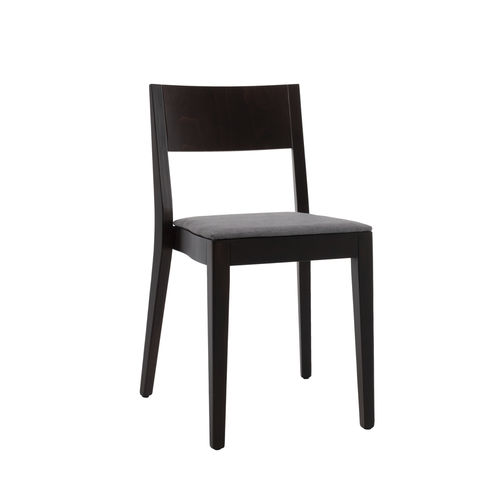 Silla contemporánea - SIMPLE SE02 - New Life Contract - de interior / de cuero / de tejido