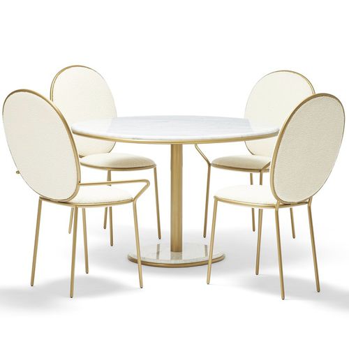 Silla de comedor contemporánea - STAY - Sé collections - tapizada / de