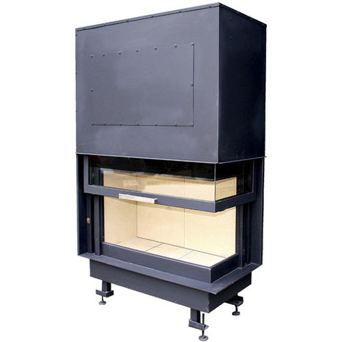 Chimenea con puerta retráctil - HSE 80 L - Chimeneas Campos S.L. - de