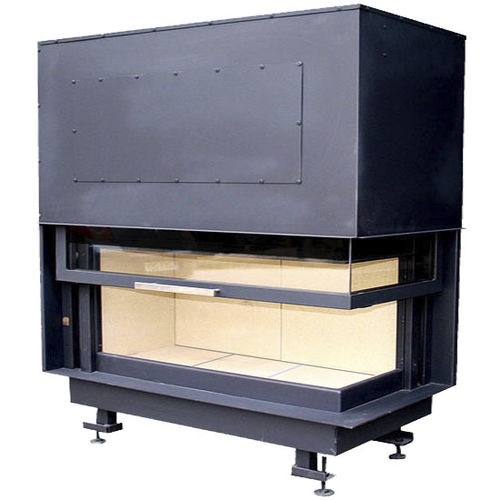 Chimenea con puerta retráctil - HSE 140 L - Chimeneas Campos S.L. - de