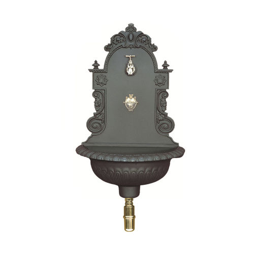 Fuente de agua de pared - AUSTRIA - MORELLI S.A.S. - de exterior / de hierro fundido / para espacio público
