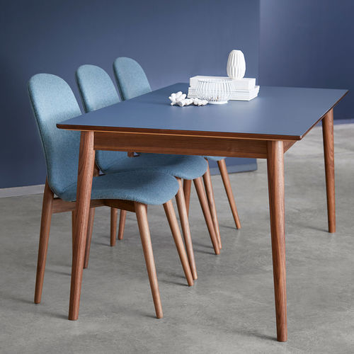 Mesa de comedor contemporánea - SESAME - PBJ Design House - de roble / de nogal / rectangular