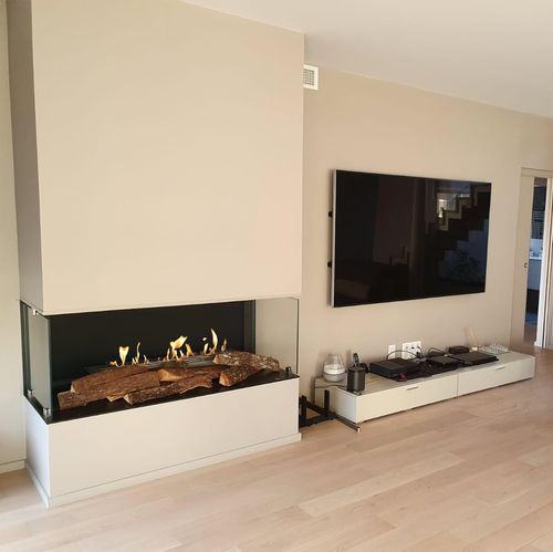 Chimenea de bioetanol - MB1200RW - Cheminée sur mesure - France