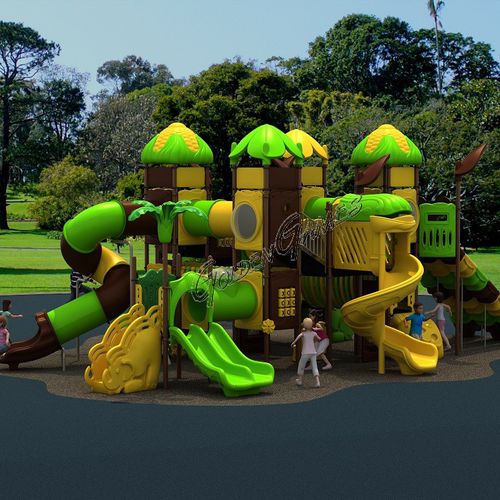 Estación de juego para parque infantil - FANTACASTELLO SAMOA - GOLDEN GAMES SRL - de plástico / de aluminio / modulable