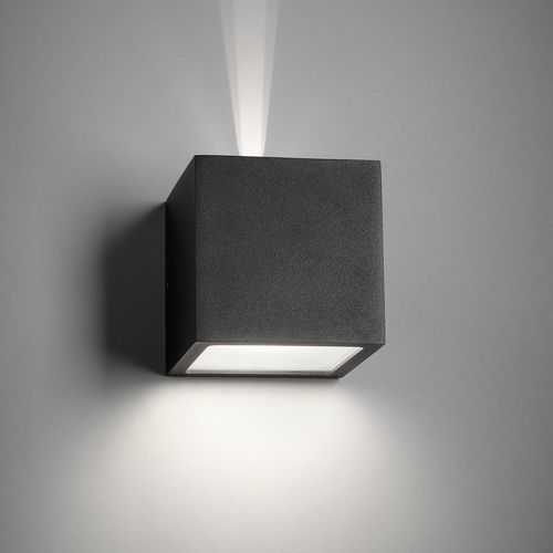 Aplique contemporáneo - CUBE - LIGHT POINT - de exterior / de aluminio / en cubo