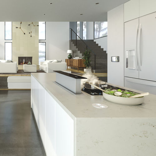 Encimera de piedra reconstituida - NOBLE LINEA - Technistone a.s. - para cocina / pulida / de borde recto