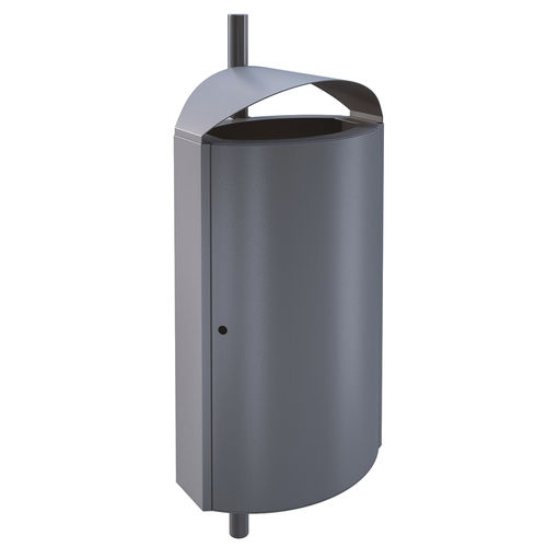 Cubo de basura público - 85111 - AUWEKO GmbH - suspendido / de acero galvanizado / de acero con revestimiento en polvo