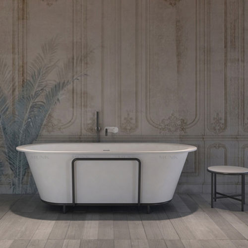 Bañera ovalada - B118W3 - Munk Building Materials Co., Ltd. - independiente / para vivienda / de mineral compuesto