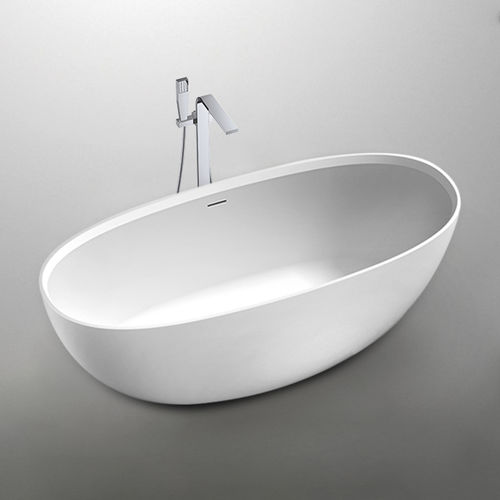 Bañera ovalada - B11721 - Munk Building Materials Co., Ltd. - independiente / para vivienda / de mineral compuesto