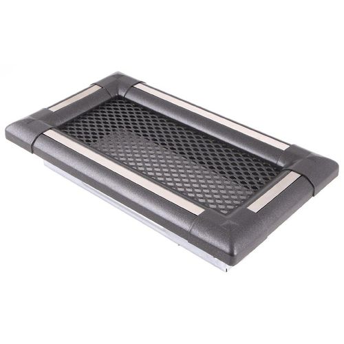 Rejilla de ventilación de acero - EXCLUSIVE GRAPHITE-INOX - Parkanex Sp. z o.o. - rectangular / cuadrada / para el suministro y el retorno de aire