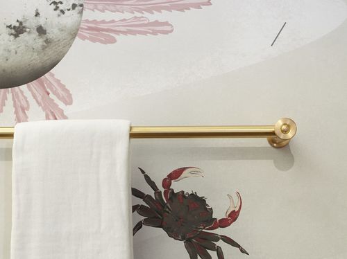 Toallero 1 barra - DAD2023 - Drummonds - de pared / de metal