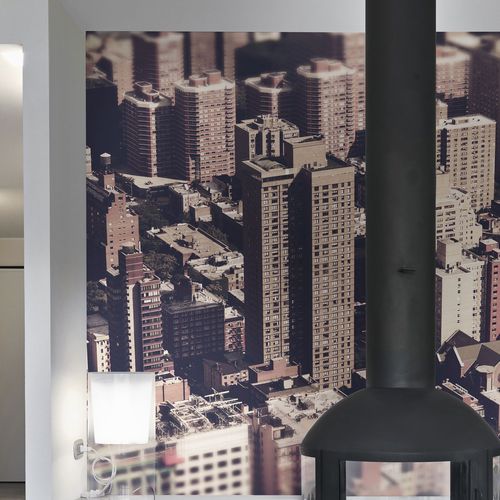 Papel pintado contemporáneo - CITY - INSTABILE LAB - con motivos de escenas / con motivos estampados