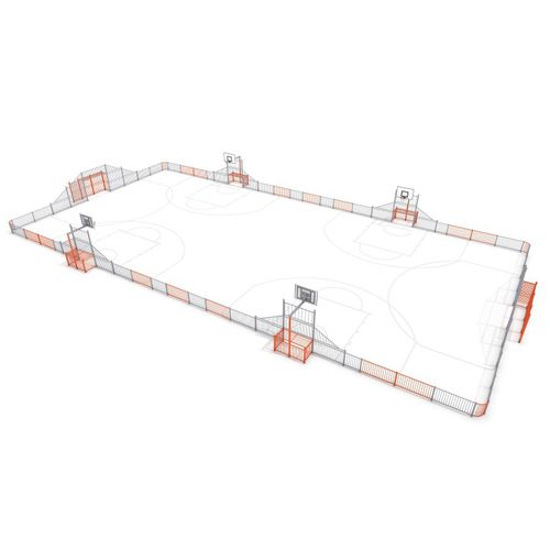 Polideportivo para parque infantil - ARENA 6A - Inter System - para colectividades