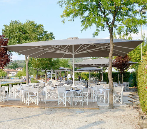 Sombrilla cuadrada - Titano Classic - Eredi di Pozza, IL PARCO - rectangular / central / telescópica