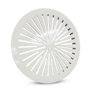 Difusor de aire de pared - PVC-NKSD-R - ALNOR Systemy Wentylacji Sp. z o.o. - redondo / con abertura