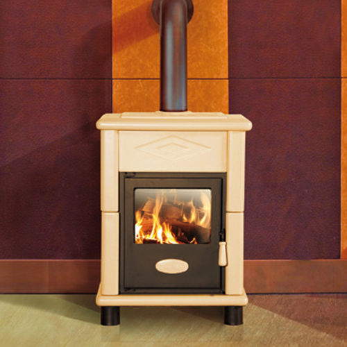 Estufa de leña - CAMELIA - LineaVz - 10 kW...20 kW / contemporánea / de