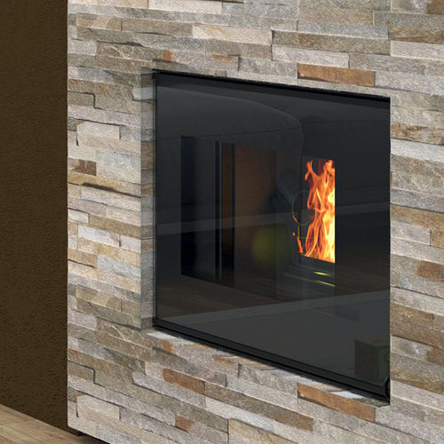 Termoestufa de pellets - ORION 16 - LineaVz - contemporánea / de hierro