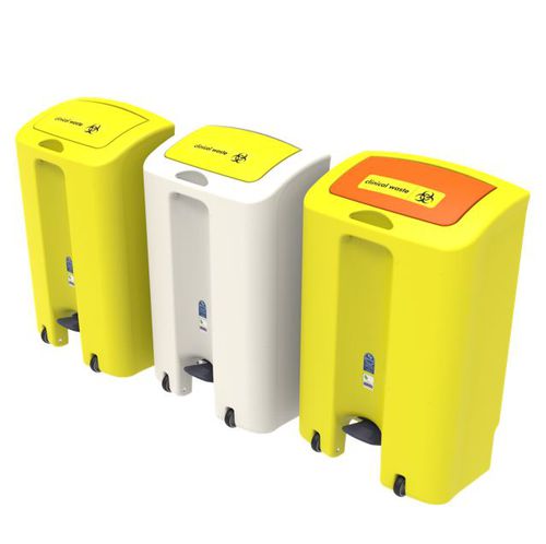 Cubo de basura higiénico - ENVIROSTEP  - leafield envirobin - de polietileno / contemporáneo / para hospital