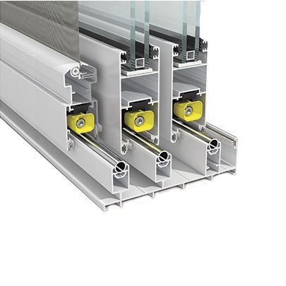Perfil para puerta de vidrio - SL230 - ALUMINCO - de aluminio / de seguridad