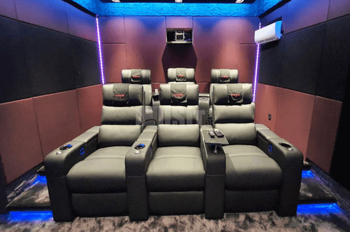 sala de home cinema privada - Usit Seating