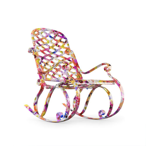 Sillón clásico - HABANA - LAS CUBANAS - de aluminio / negro / blanco