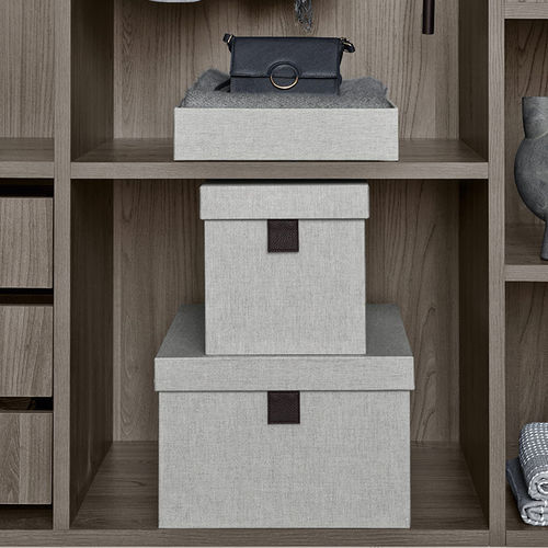 Caja de almacenamiento de cuero - EXCESSORIES - SALICE - de tejido