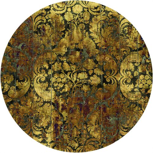 Moqueta tufting - RADIANCE - La Aurelia Design - sintética / con motivos decorativos / dorada