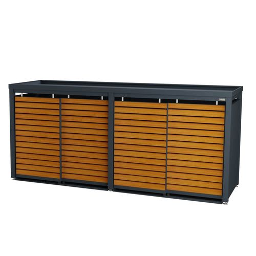 Cobertura para contenedores de reciclaje - StyleOUT® 4x240 LINIS - Dukin d.o.o.