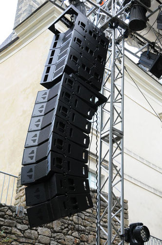 Altavoz central - UL115B - APG - multimedia / de exterior / de acero