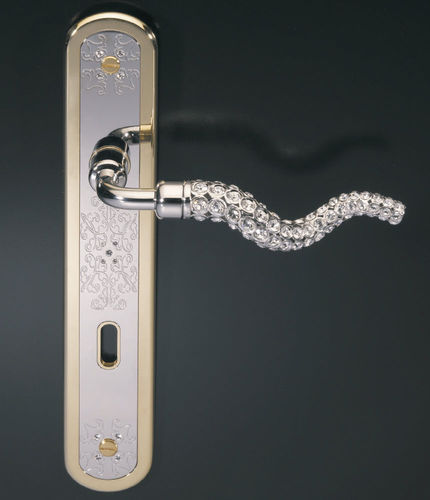 Tirador de puerta - SPIRALE LUX - Guimer S.r.l - de aleación / de cristal Swarovski® / de piedra natural