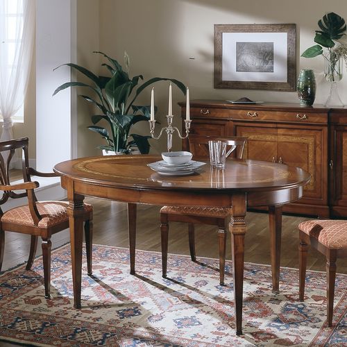 mesa de comedor clásica - MOLETTA MOBILI