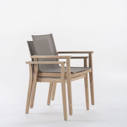 Silla de comedor contemporánea - LUGANO - Arco arredi
Arco arredi - de interior / de tejido / con base de teca