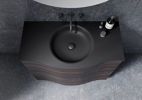 Lavabo empotrable - DUNE - Sanchis Muebles de Baño - de composite / simple / redondo