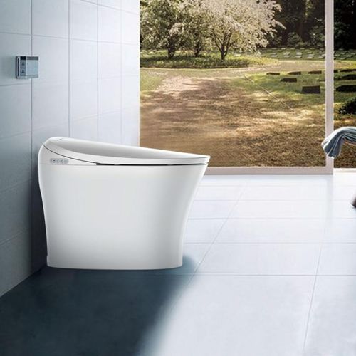 Inodoro electrónico - TA-826ZA - Zhejiang Tejieer intelligent sanitary ware co.ltd - de pie / de cerámica / sin brida