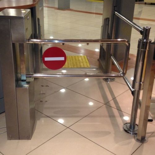 Torniquete de media altura - OVT 122 M - Oskar Turnstiles System - para control de acceso / acero inoxidable / para edificio público