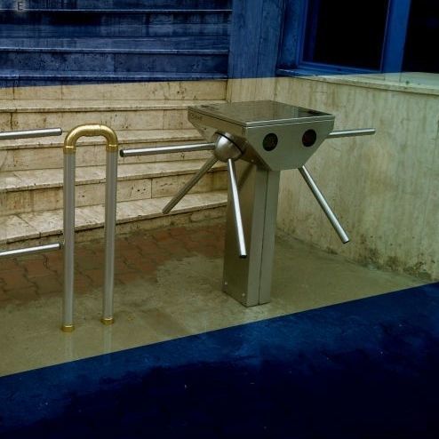 Torniquete trípode - OTT 162 S - Oskar Turnstiles System - para control de acceso / acero inoxidable / para edificio público