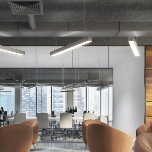 Perfil de iluminación suspendido - MOD-100 - Klus Design - de techo