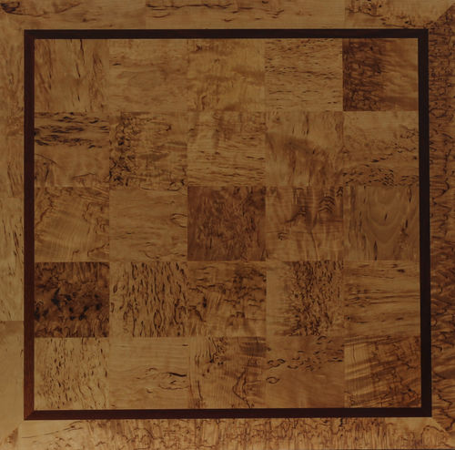 Parquet multicapa - CHECKERS - MPart - de nogal americano / de abedul / para pegar