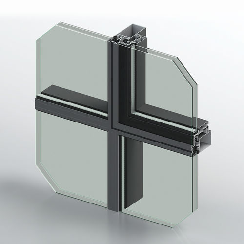 Muro cortina de paneles RF 50 SSG SEMISTRUCTURAL REALIT de