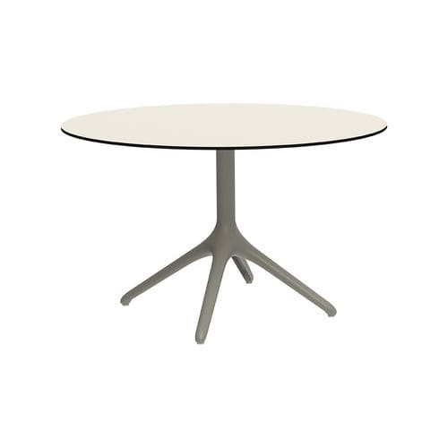 Mesa contemporánea - Uni Fixed XL 73 - MOWEE - de HPL / de Dekton® / con base de aluminio lacado