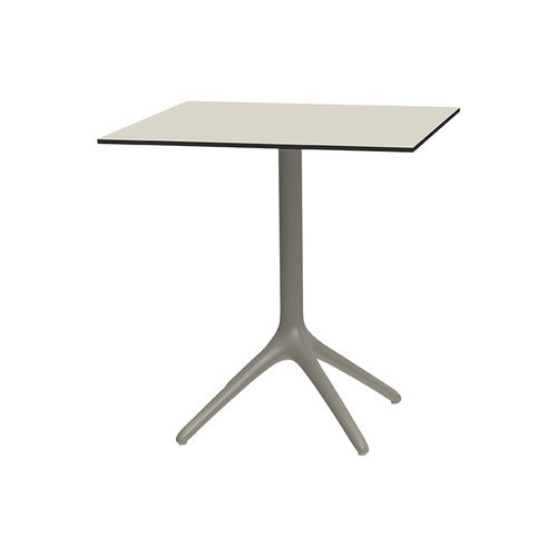 Mesa contemporánea - Uni Fixed 73 - MOWEE - de HPL / de Dekton® / con base de aluminio lacado