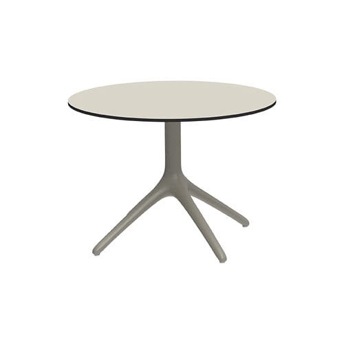 Mesita auxiliar contemporánea - Uni Fixed 50 - MOWEE - de HPL / de Dekton® / con base de aluminio lacado