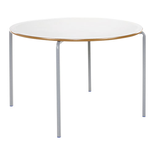 Mesa para la enseñanza contemporánea - CRUSHED BENT - metalliform - de MDF / con base metálica / rectangular
