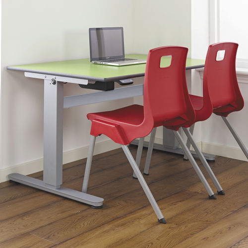 Mesa para la enseñanza contemporánea - HA800 SERIES - metalliform - de MDF / con base metálica / rectangular