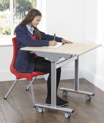 Mesa para la enseñanza contemporánea - PREMIUM TILT - metalliform - de MDF / con base metálica / rectangular